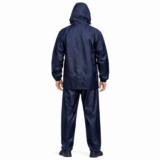 Waterproof Raincoat Set for Men | Hooded Jacket & Pant Rain Suit | Lightweight