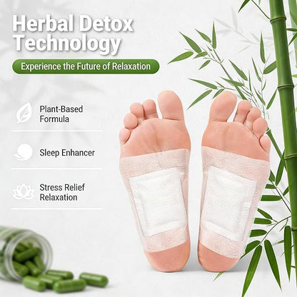 Detox Foot Pads, 30 Pieces, Natural Ingredients