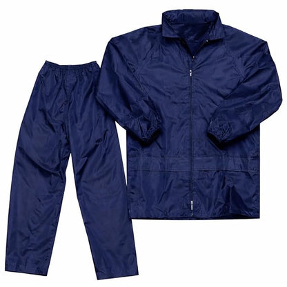 Waterproof Raincoat Set for Men | Hooded Jacket & Pant Rain Suit | Lightweight