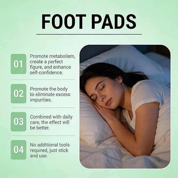 Detox Foot Pads, 30 Pieces, Natural Ingredients