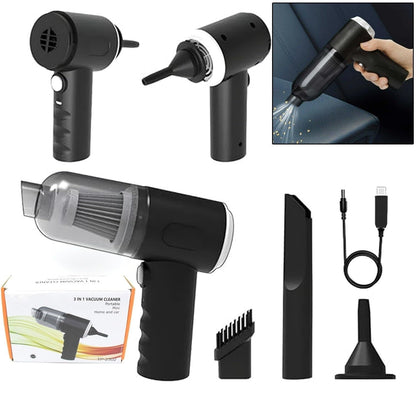 3 in 1 Portable Car Vacuum Cleaner