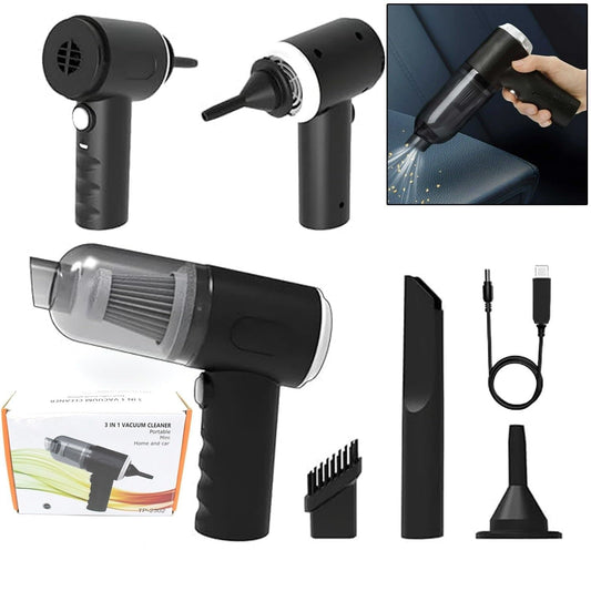 3 in 1 Portable Car Vacuum Cleaner
