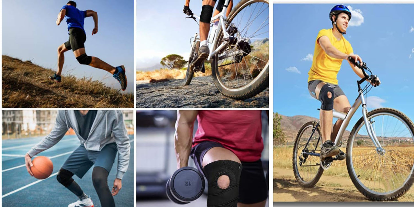 Premium Knee Support Open Patella, Breathable Knee Cap