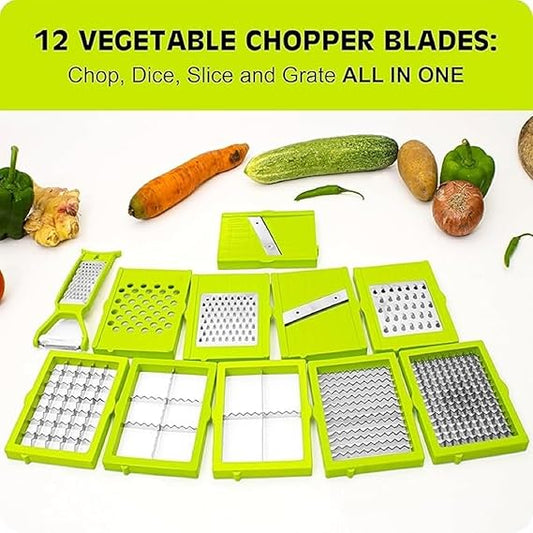 12 in 1 Multipurpose Vegetable & Fruit Chopper