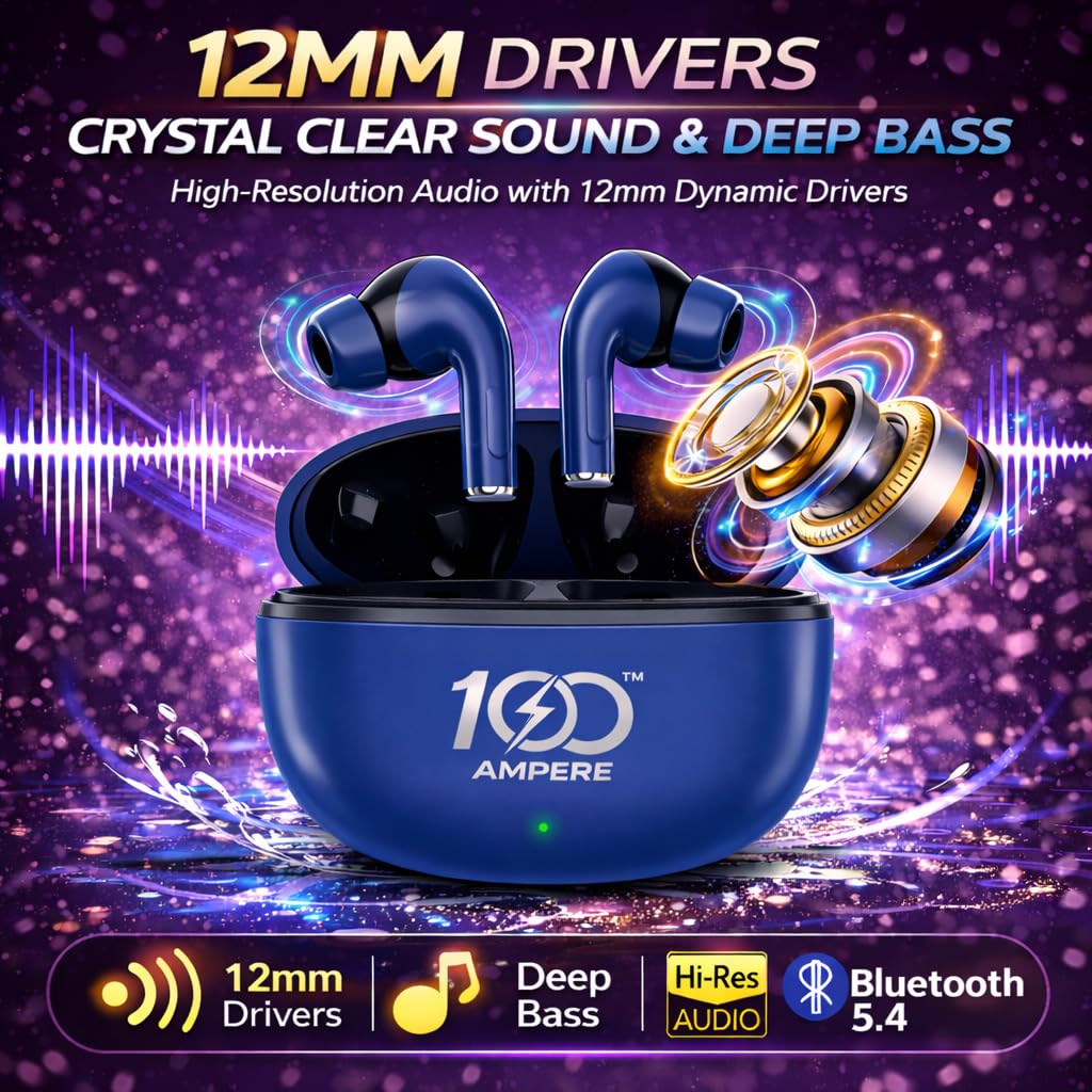 Wireless Stereo Earbuds with 3-in-1 Charging & Data Cable