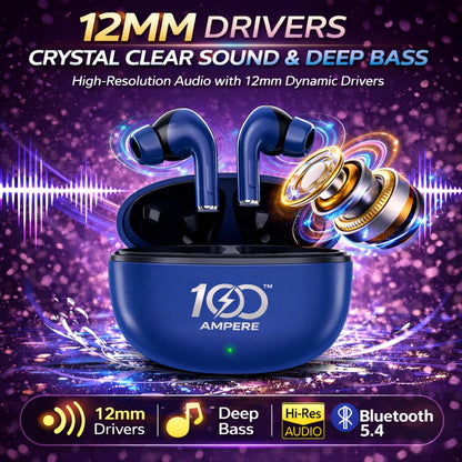 Wireless Stereo Earbuds with 3-in-1 Charging & Data Cable
