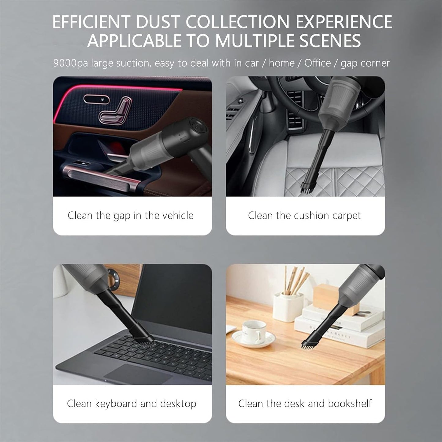 3 in 1 Portable Car Vacuum Cleaner