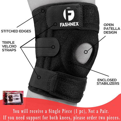 Premium Knee Support Open Patella, Breathable Knee Cap