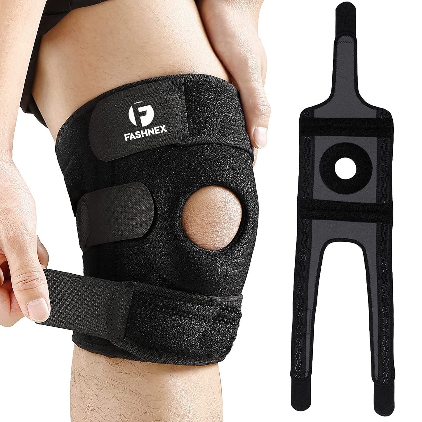 Premium Knee Support Open Patella, Breathable Knee Cap